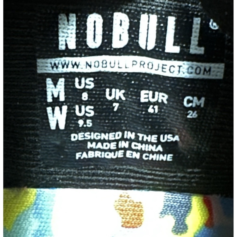 NOBULL Superfabric Black Wild Crosstraining Shoe Women's Sz 9.5 Men's Sz 8 - Picture 9 of 10
